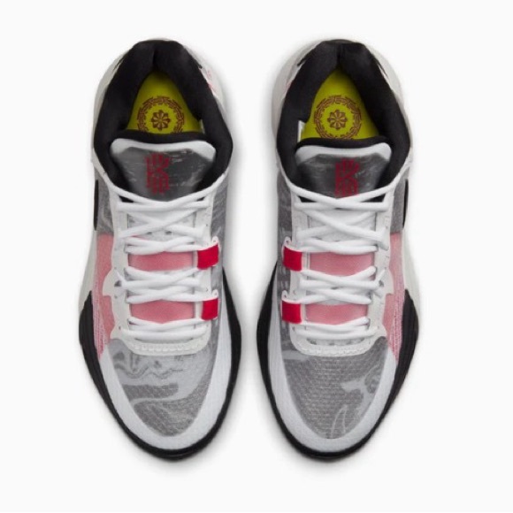 Nike Kyrie 8 'White University Red' DJ6017-100 - Picture 3 of 5